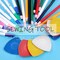 Swpeet 43Pcs Sewing Tools Kit, 10Pcs Professional Tailor's Chalk and 12Pcs Sewing Mark Pencil with 12Pcs 5 Color Disappearing Erasable Ink Fabric Marker Pen and 10Pcs Plastic Clips for Sewing Marking